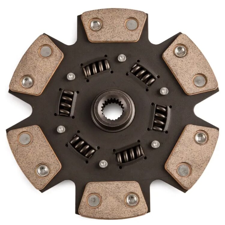 Диск сцепления Turbo Clutch 215 мм, металлокерамический, демпферный, 6 лепестков