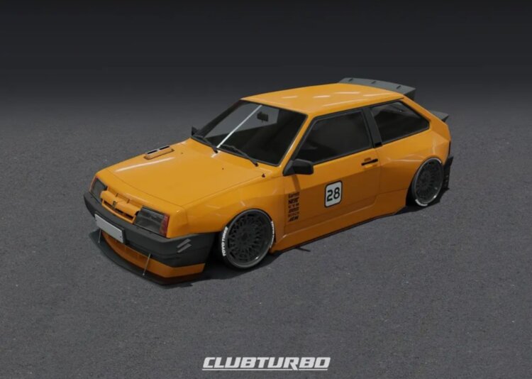Постер Lada 2108 Widebody